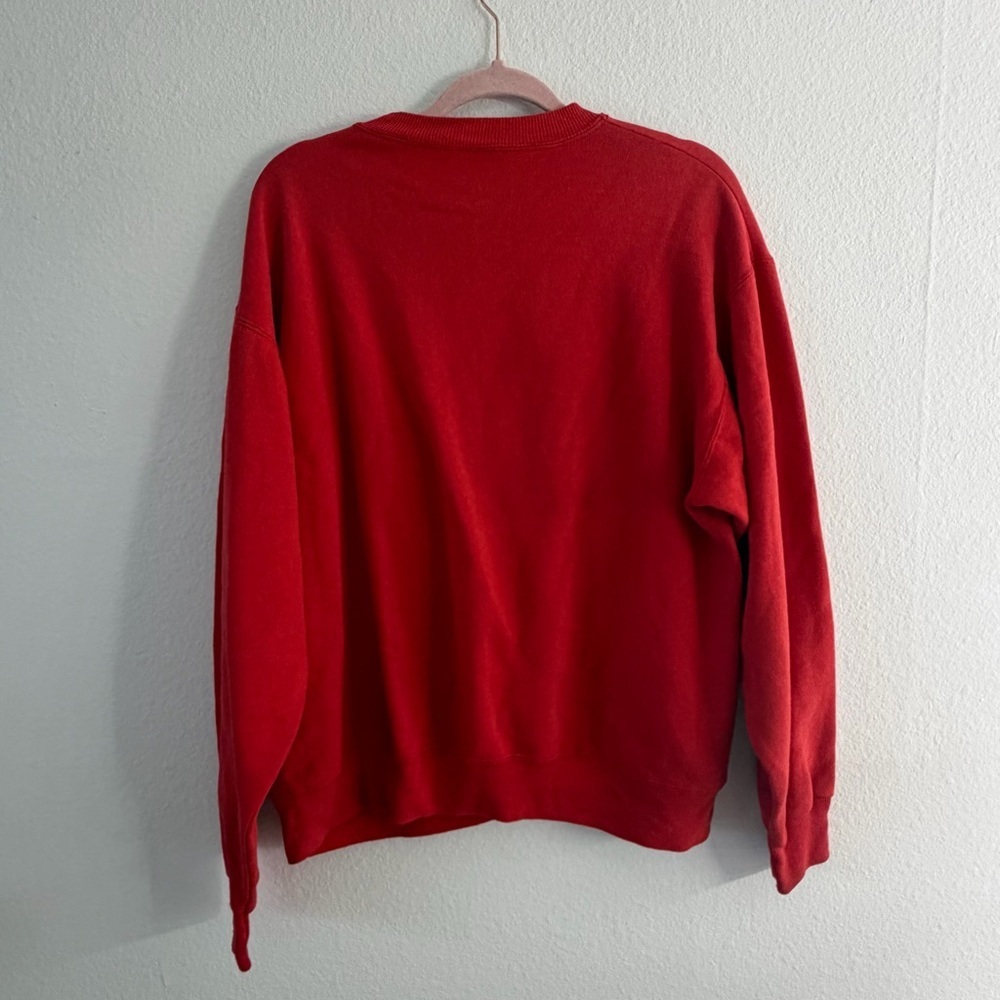 Hanes Vintage Ohio State Buckeyes Red Crewneck Sweatshirt Size Large - Picture 3 of 4